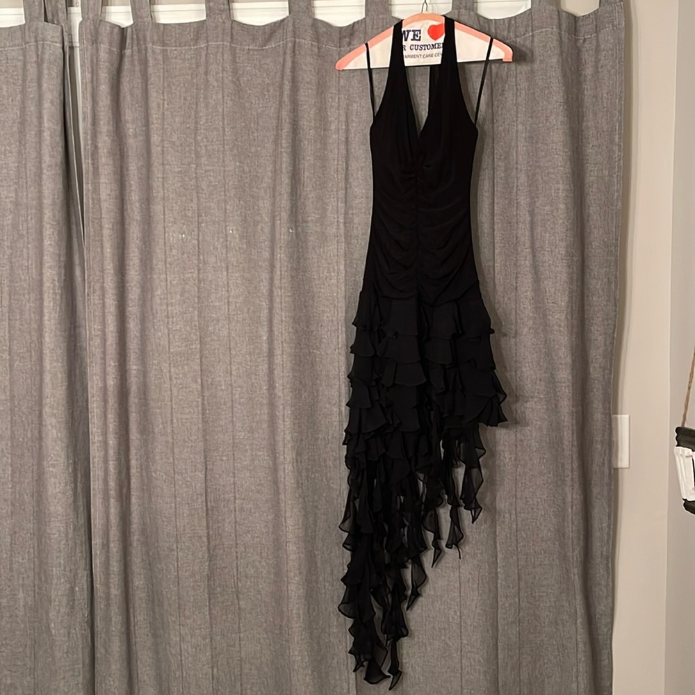 Women’s BCBG Maxazria black halter dress, size XS